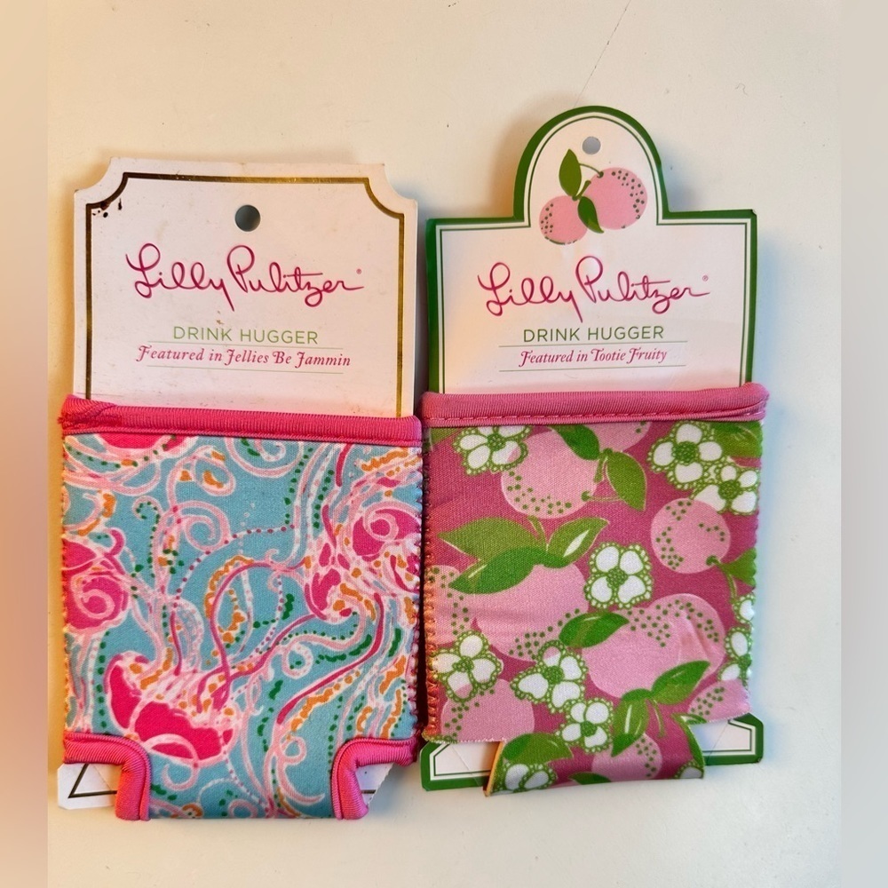 Lily Pulitzer drink huggers 4x4